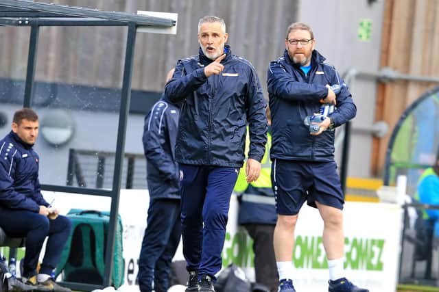 John Pemberton says Chesterfield are a "work in progress" after getting their pre-season off to a winning start against Belper Town.