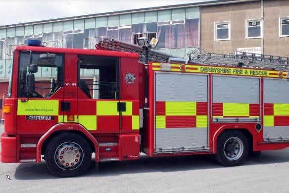 Almost 40 per cent of call outs for Derbyshire fire crews last year were false alarms