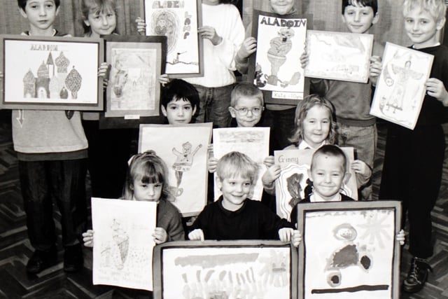 Ripley St Johns school painting winners, December 1992