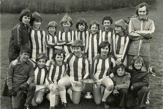 Codnor junior school football team, winners of the Greg Cup