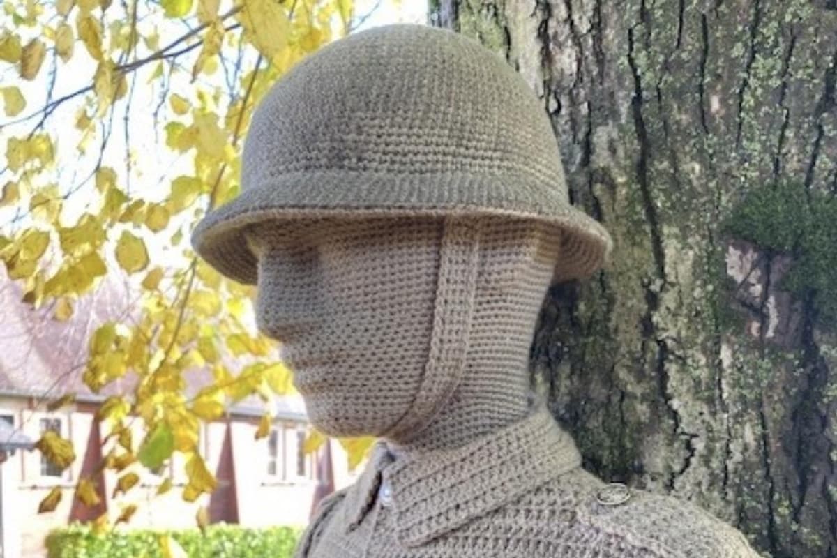 Remarkable crocheted soldier created by mum set for new home at museum in Derbyshire town 