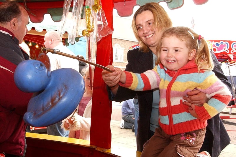 Happy times at the Historic Quay Easter fair 15 years ago. Do you recognise the people pictured?