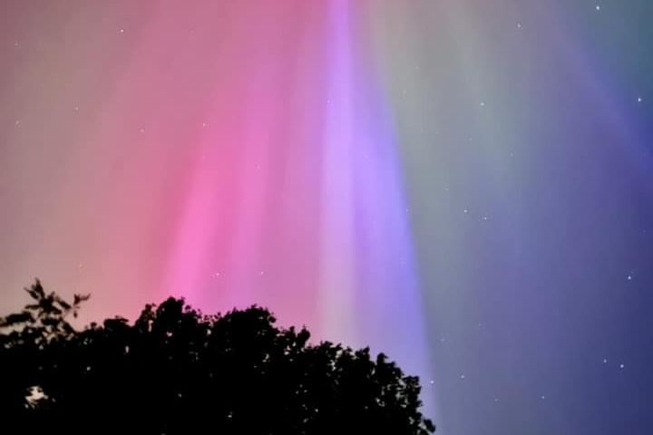 Rowan Pout saw aurora borealis on Friday night in Inkersall.