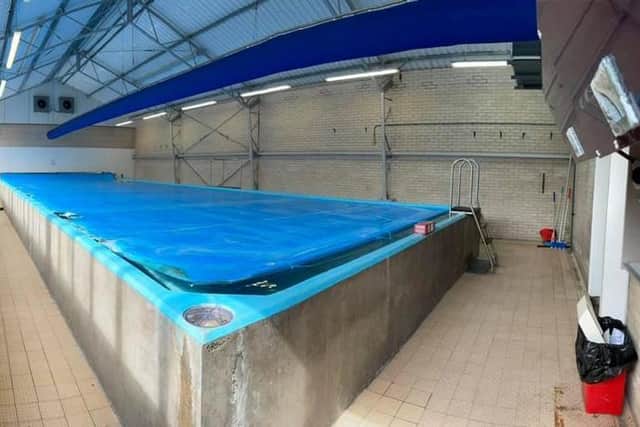 Highfield Hall Primary School's swimming pool before the revamp