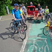 Chesterfield Cycle Campaign shows support for the town's east-to-west cycle route