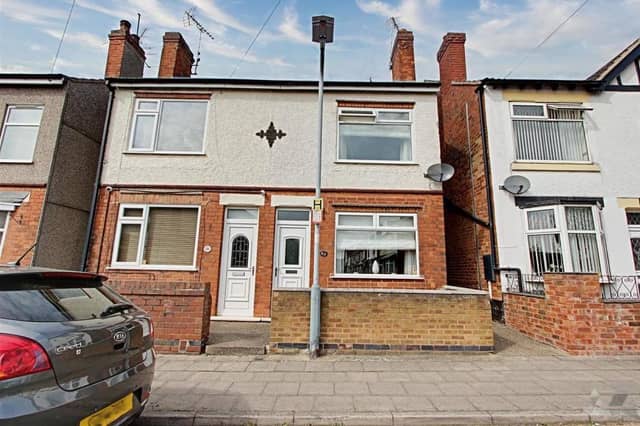 The exterior of the two-bedroom, semi-detached property on Bath Street, Sutton, Described by estate agents as 'convenient and desirable'.