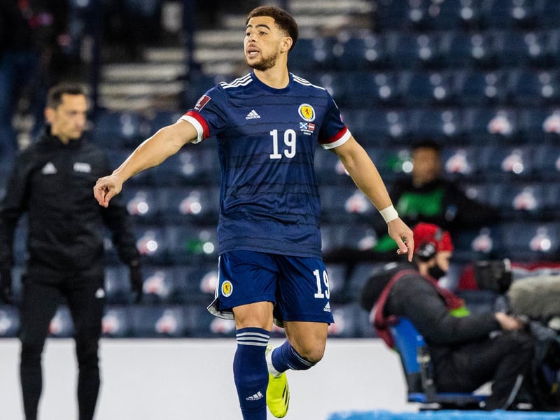 Impressive on first start despite isolated first half. Crucial part in equaliser, drawing in three defenders before laying off to Fraser. Also showed great footwork in box before forcing save from Marciano. Movement and link-up a game-changer for Scotland.