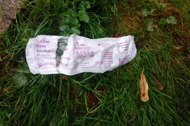 Residents have also found litter suggesting the use of  hypodermic needles in public spaces.
