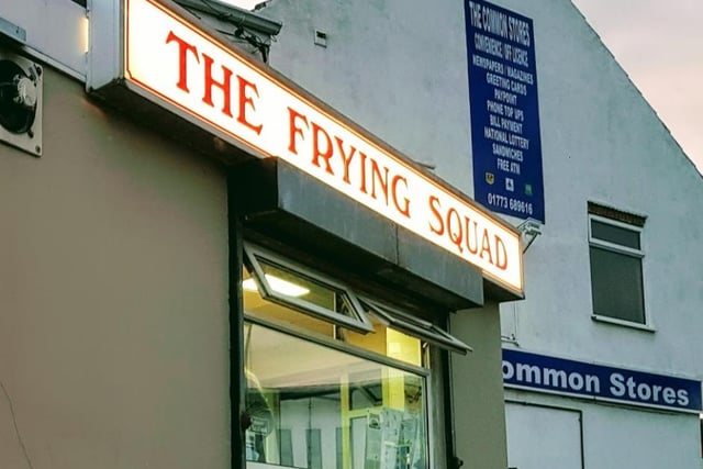 The Frying Squad, 130 The Common, South Normanton, Alfreton, DE55 2EP. Rating: 4.7/5 (based on 223 Google Reviews). "Generous portions, huge pieces of fish, crispy batter and friendly staff."