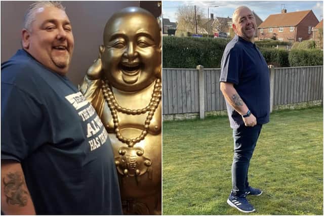 Taxi driver Stephen Bradshaw has lost 15st 8lbs since joining Slimming World just over two years ago.
