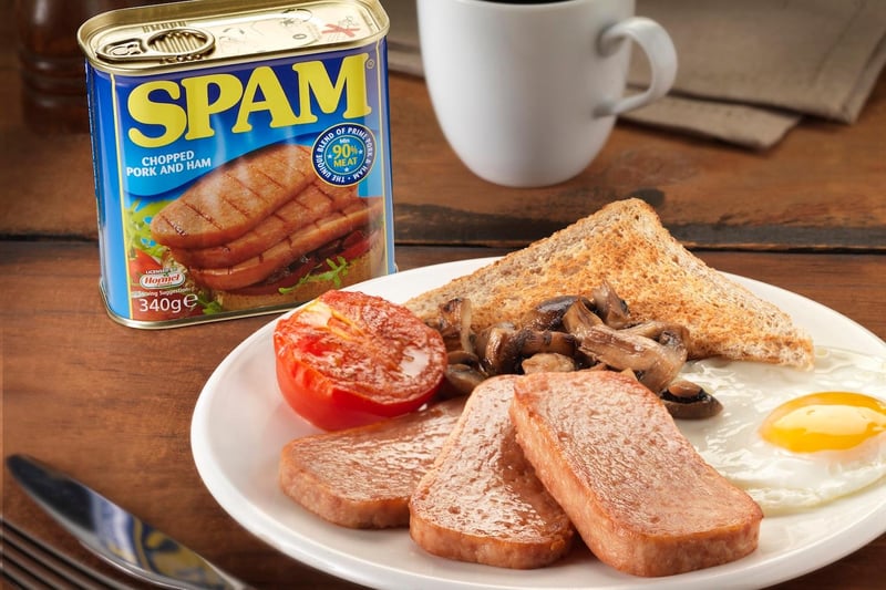 On a bleak cold and dark morning, a good old hearty breakfast certainly brightened up the day…and still does!  Sizzled SPAM Chopped Pork and Ham is the perfect match for fried eggs, toast and tomato.