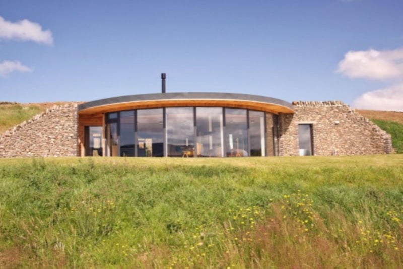 A unique architect-designed bolthole for two in the Scottish Borders countryside, Rink Hill is designed to perfectly blend in with the surrounding gentle hills and verdant meadows. Huge panoramic windows give amazing views from every part of the property, just an hour from Edinburgh. Inside you can curl up on an L-shaped sofa in front of a roaring log fire and enjoy the welcome hamper of delicious local produce. You can book it at www.hostunusual.com.