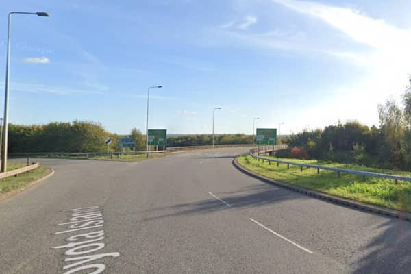 Traffic monitoring website Inrix has reported that the junction between A38 Burton Road and A50 J4 in Derbyshire is currently partially blocked.
