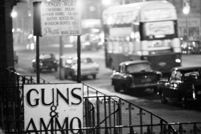 Always a place for more unusual shops, Leith Walk was home to Guns & Ammo, which sold air guns and hunting goods including knives, from the 1970s into the 1990s.