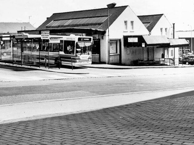 Chesterfield's old bus station, pictured here in the 1980s.