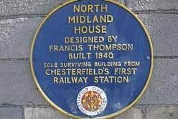 The existing plaque outside of North Midland House will be replaced