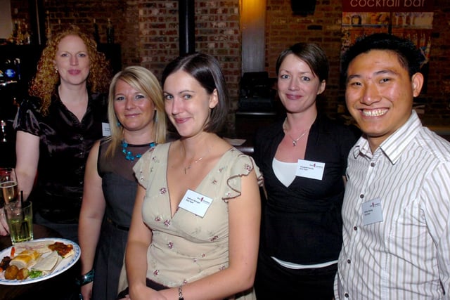 A Crystal Bar Casino Night was held in 2008  to raise funds for a bone scanner machine for Sheffield Childrens Hospital. Seen LtoR are  Ann Pierucci, Debie Andrews, Kethryn Stringer, Elizabeth Dainty, and Philip Cheung.