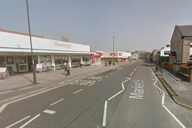 The incident is said to have happened near to the Iceland Store on Market Street in Clay Cross