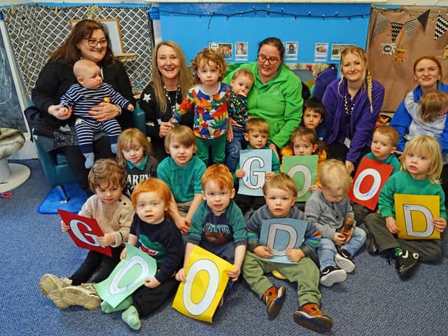 Daisy Chain Nursery at Cobden Road in Chesterfield is celebrating a 'good' Ofsted report.
