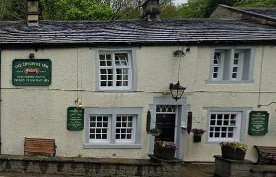 The Chequers Inn at Froggatt has a four-star rating on the website booking.com.