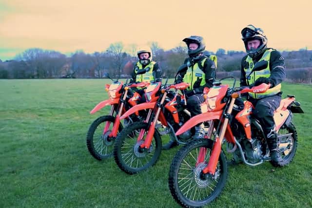 The new bikes will help officers to tackle off-road riders.
