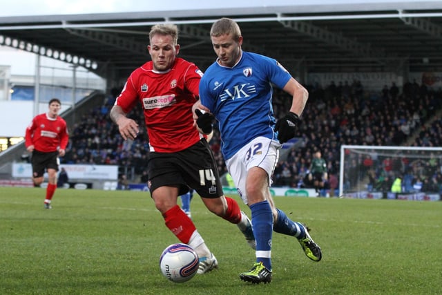 Scott Griffiths joined Chesterfield on loan at the start of the 2011/12 season from Peterborough. It was the second loan spell at the club after previously helping Chesterfield to the League Two title.