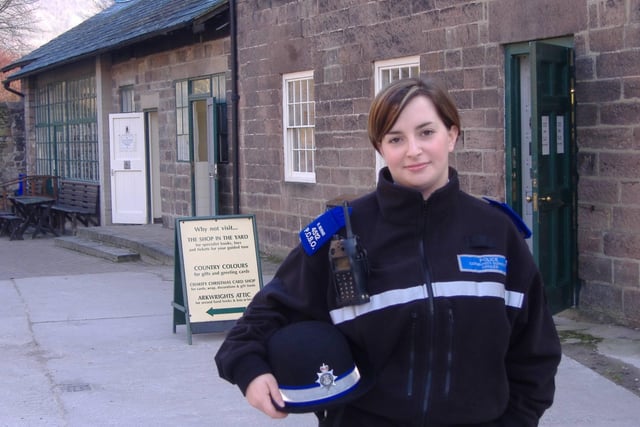 PCSO Burns at Cromford Mill in 2008