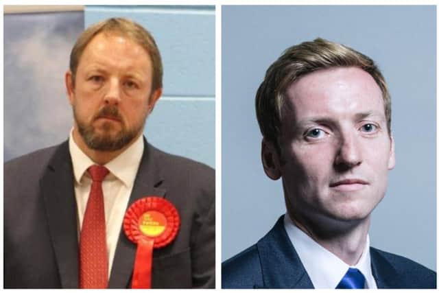 Toby Perkins, Chesterfield MP, and Lee Rowley, North East Derbyshire MP.