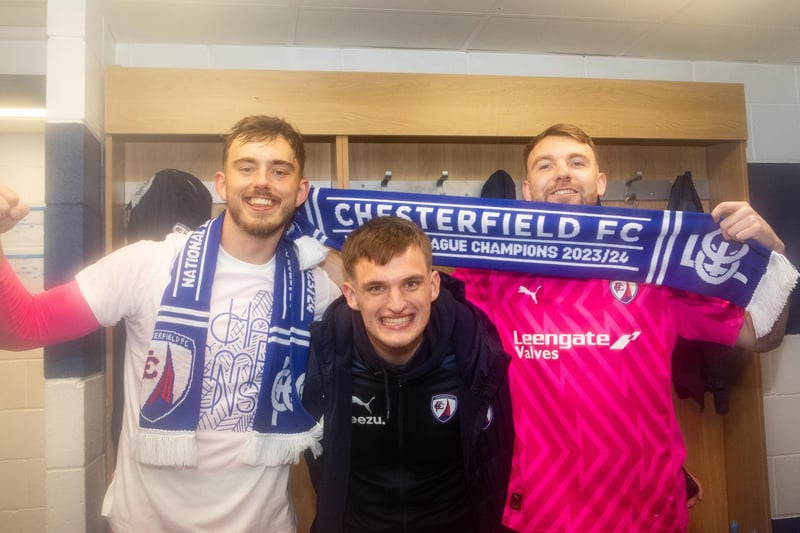 These are the moments players and fans came together to celebrate Chesterfeld's return to the Football League.