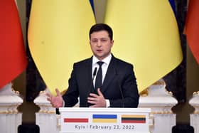 Ukrainian president Volodymyr Zelensky is expected to address the House of Commons today. Photo: Getty Images.