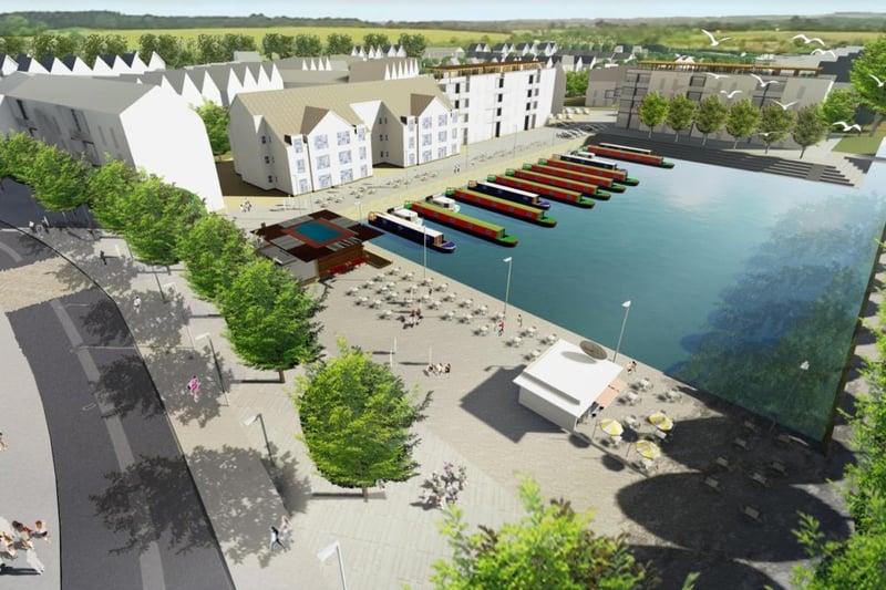 An artist's impression of the planned Staveley Works development, which has capacity for 1,499 homes according to Chesterfield Council's Local Plan