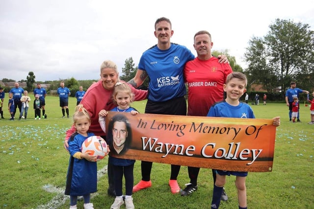 To commemorate Wayne, whose biggest passion was football, his friends are organising a memorial match in Grasmoor and raising funds for charities that support children going through bereavement