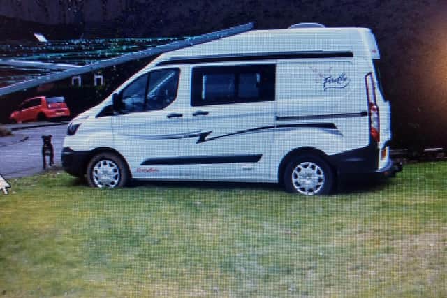 Police are appealing for help to track down the Ford Transit Custom Devon Firefly