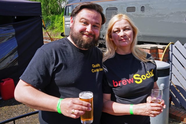 Dan Carter and Juliete Portchmouth from Brew Social.