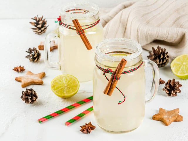 The festive snowball drink is made up of a combination of Advocaat and lemonade - usually in equal parts- and takes either place on the list (Photo: Shutterstock)