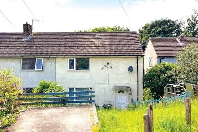 This three-bedroom semi-detached house with a rear garden on Houghton Road, Bolsover, requires modernisation. The property has a £30,000 guide price and will be auctioned on July 6. Call McHugh & Co on 02080 334059.