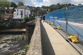 The A6 in Matlock is expected to reopen on September 3 then Matlock Bridge will be restored for one-way traffic by October.