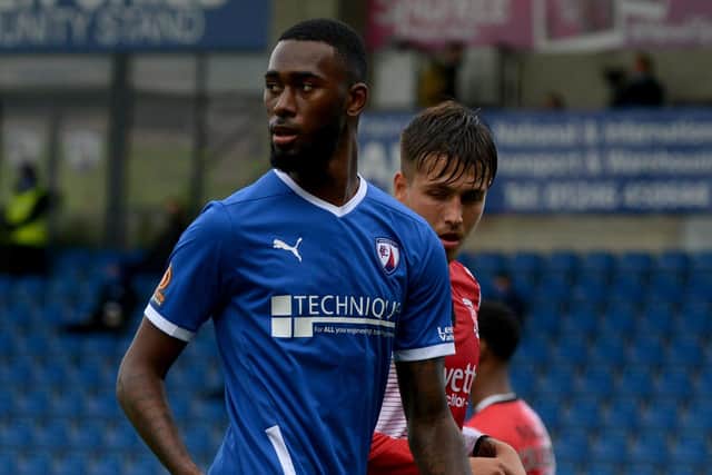 Milan Butterfield scored his first goal for the Blues against Stockport County in the FA Cup.