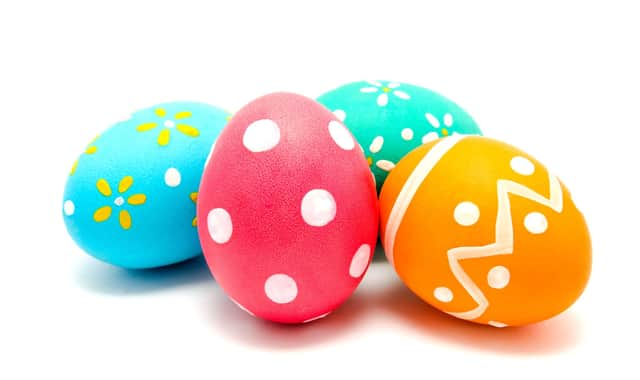 Post pictures of your decorated eggs and win prizes. Photo by Shutterstock