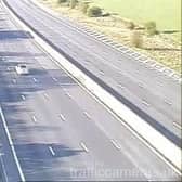 The M1 is currently closed between J30-J31