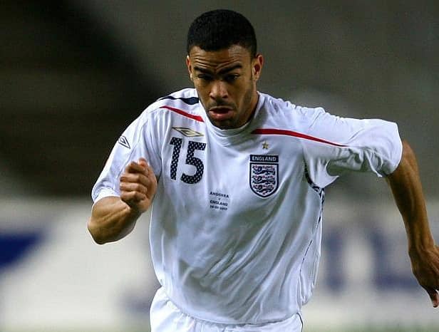 Kieron Dyer in action for England. (Photo by Stu Forster/Getty Images)