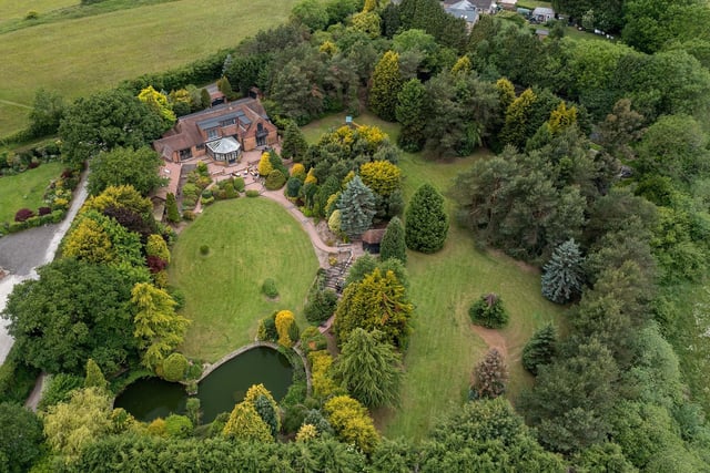 Set over two-acres of ground, this property's most eye-catching feature is the incredible garden.