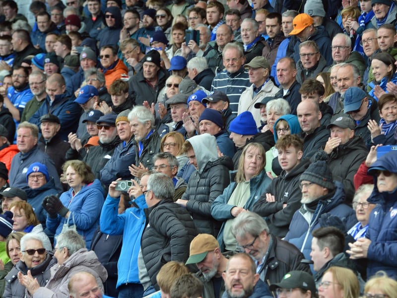 Packed stand at the SMH Group Stadium at the weekend