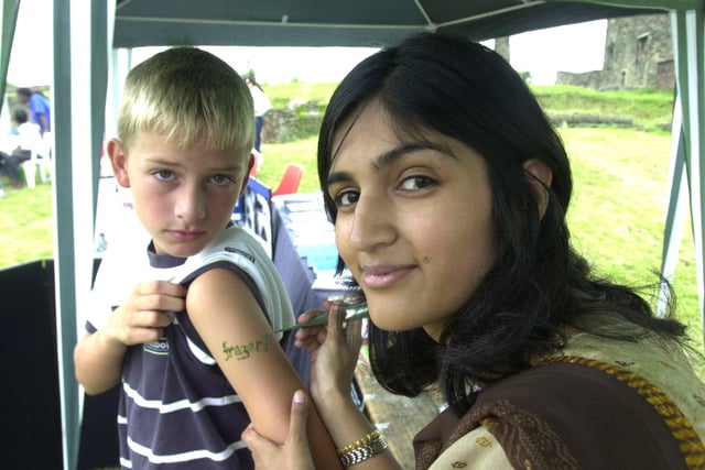 Nadia Asghar seen at the Manor Castle Multi-cultural festival where she henna tattooed  Frazer Smyth 11.