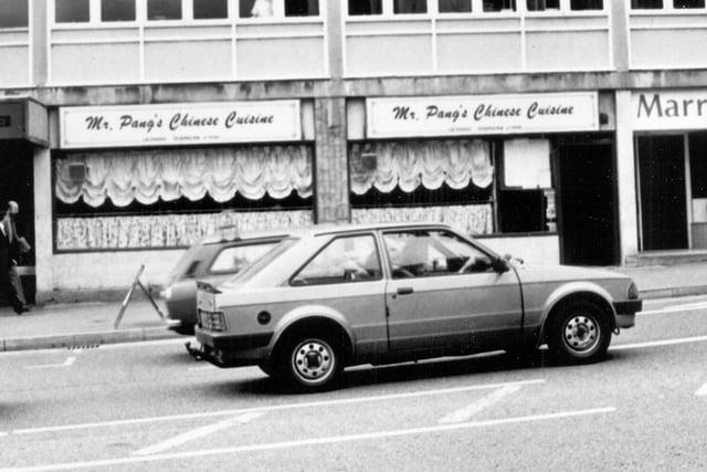 Mr Pang's was a popular Chinese restaurant on the bottom of Lordsmill Street. Today the building is home to The Divan restaurant. Tracey Goldthorpe, Jon Robertson, Andrew Dawson, Angela Shepherd and Elaine McLaren listed this as their favourite former restaurant.