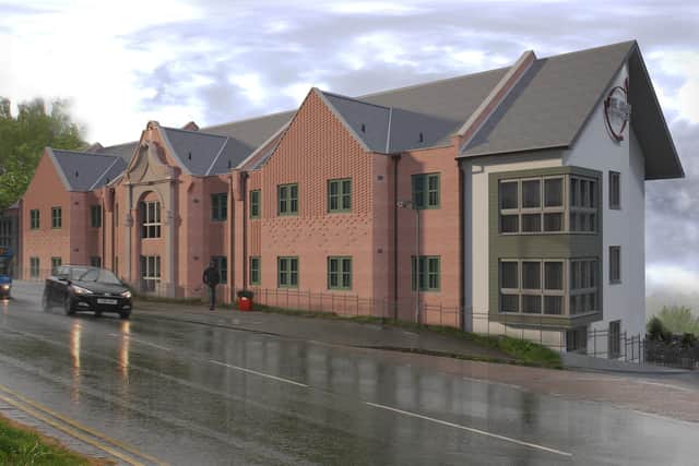 An artist's impression of the care home. Picture by HSSP Architects.