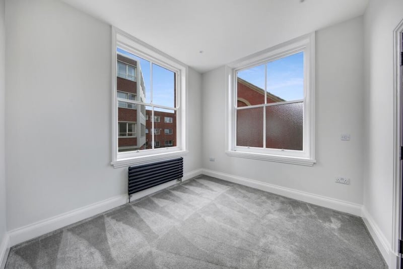 There are two double bedrooms in this apartment which is on the rental market for £1,200 per calendar month.