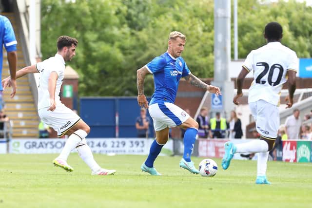 Chesterfield were beaten by 4-1 in a tough test against Sheffield United. Pic: Tina Jenner.