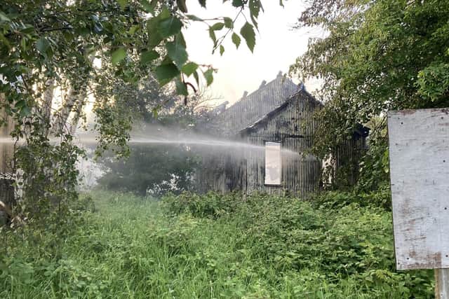 Fire crews were called to tackle the blaze at a derelict church in Eckington on Friday (June 3)