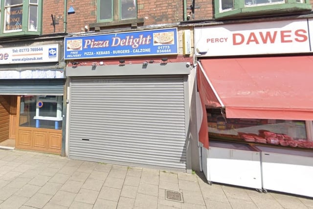Pizza Delight was awarded a Food Hygiene Rating of 1 (Major Improvement Necessary) by Amber Valley Borough Council on July 19 2023. Inspectors said that improvement was necessary for both food hygiene/safety and structural compliance, and major improvement was needed for confidence in management.